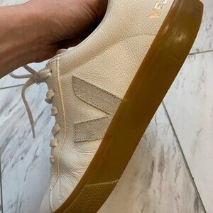 Veja Leather Sneakers size 42 white w/ gumsole